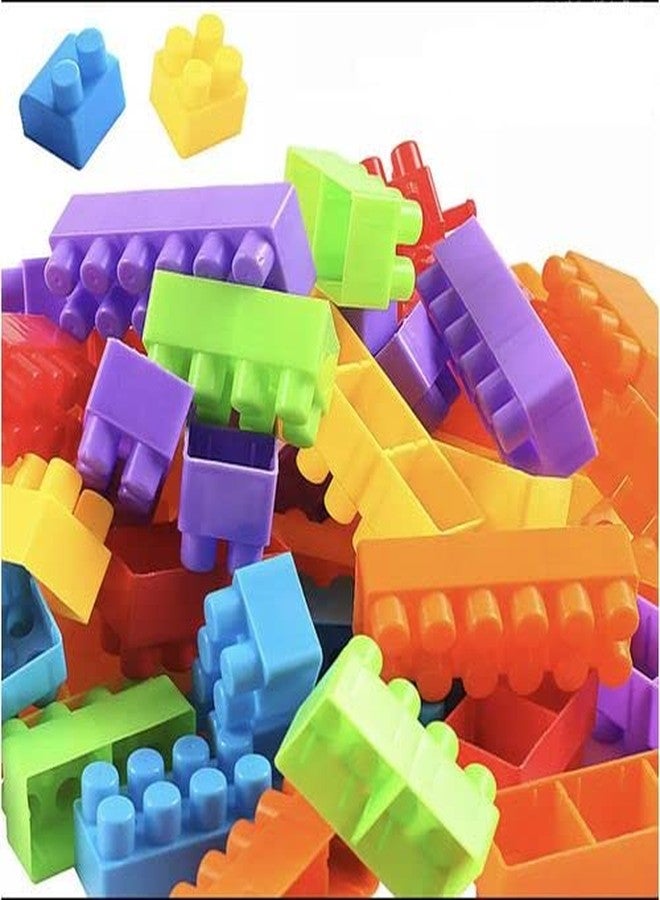 PULSBERY مكعبات بناء بولسبري للأطفال - 200 قطعة من المكعبات، مجموعة بناء إبداعية مع أقفال أنبوبية وعجلات، ألعاب تعليمية للأطفال في مرحلة ما قبل المدرسة (مكعبات أحجية) - Image 3